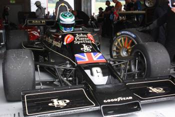2 – Jediným monopostem zlaté éry F1 na trati Red Bull Ringu byl tento Lotus 77 po Gunnarovi Nilssonovi.. 