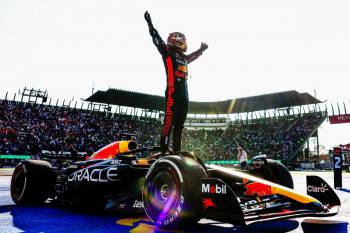 Max Verstappen po vítězství v Mexiku