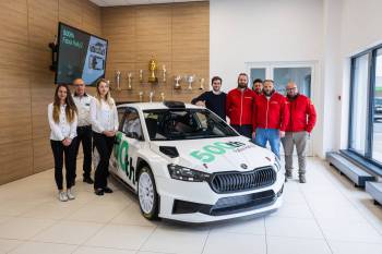 Předání 500. vozu Škoda Fabia Rally2