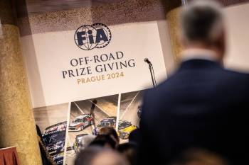Předávání cen FIA OFFROAD PRIZE GIVING 