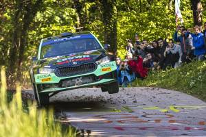 Chorvatská rally: pět posádek Škoda mezi nejlepšími 10 z třídy RC2 